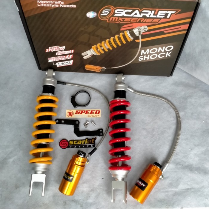 Shockbreaker Tabung Pisah Klx Crf Dtracker Scarlet Original Shock Klx