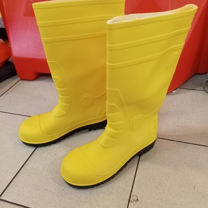 SEPATU SAFETY BOOTS KRISBOW - KUNING / SEPATU BOOTS SAFETY (L/41-42) KUNING KRISBOW 2710T