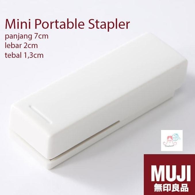 

NEW MUJI Mini Potable Stapler / Staples