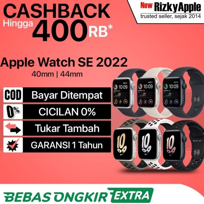 BEBAS ONGKIR - iBox Apple Watch Series SE 2 2022 40mm 44mm Aluminum Sport Band / Nike