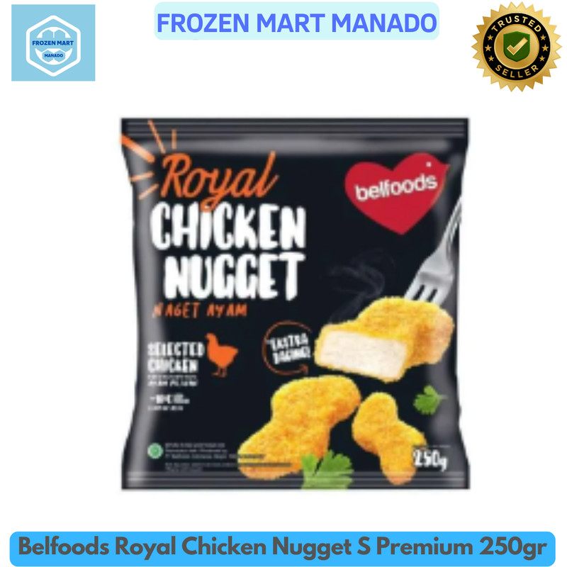 

Belfoods Royal Chicken Nugget S Premium 250gr - Frozen Mart Manado (Frozen Food Manado)