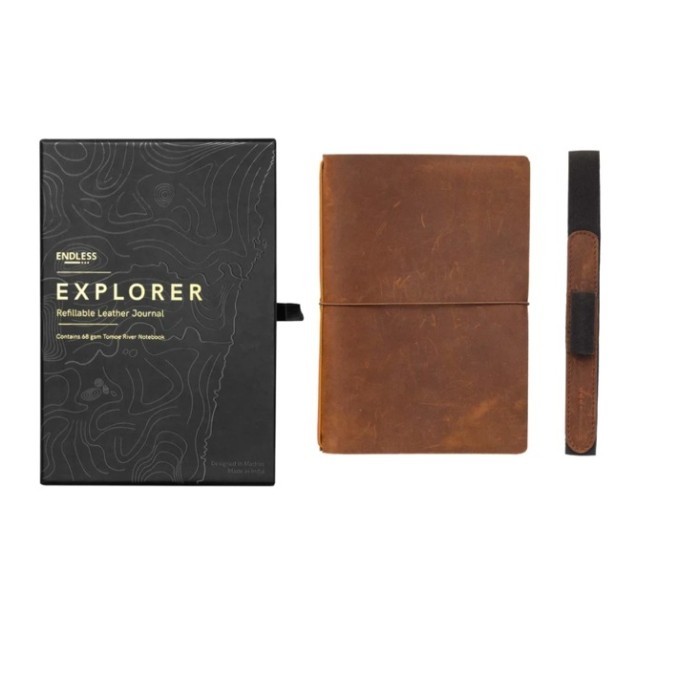 

Endless Regalia Paper - Explorer Refillable Leather Journal Terbaru