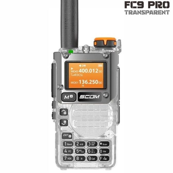 ht scom fc9 pro handy talky vhf uhf