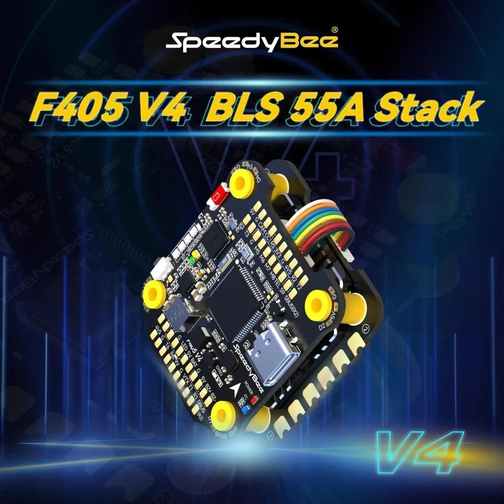 SPEEDYBEE F405 V4 FLIGHT CONTROLLER BLS 55A 30X30 FC&ESC STACK FOR REMOTE CONTROL FPV RACING DRONE