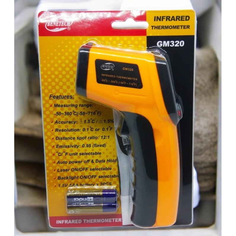 Ready Digital Termometer Laser Pointer Infrared