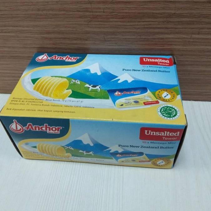 

Anchor Unsalted Butter / Pure New Zealand Butter - Mentega Tawar Terlaris