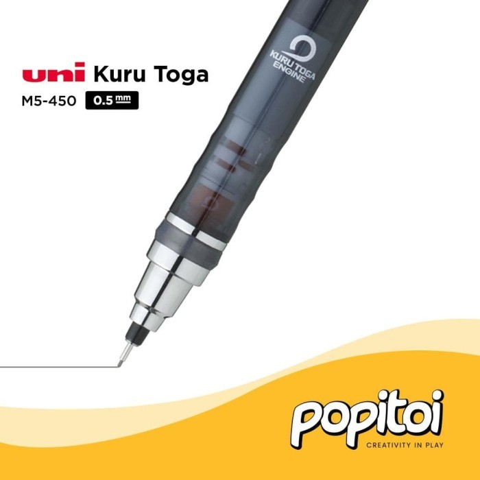 

Terlaris UNI KURU TOGA M5-450 1P Mechanical Pencil 0.5 mm Pensil Mekanik SALE