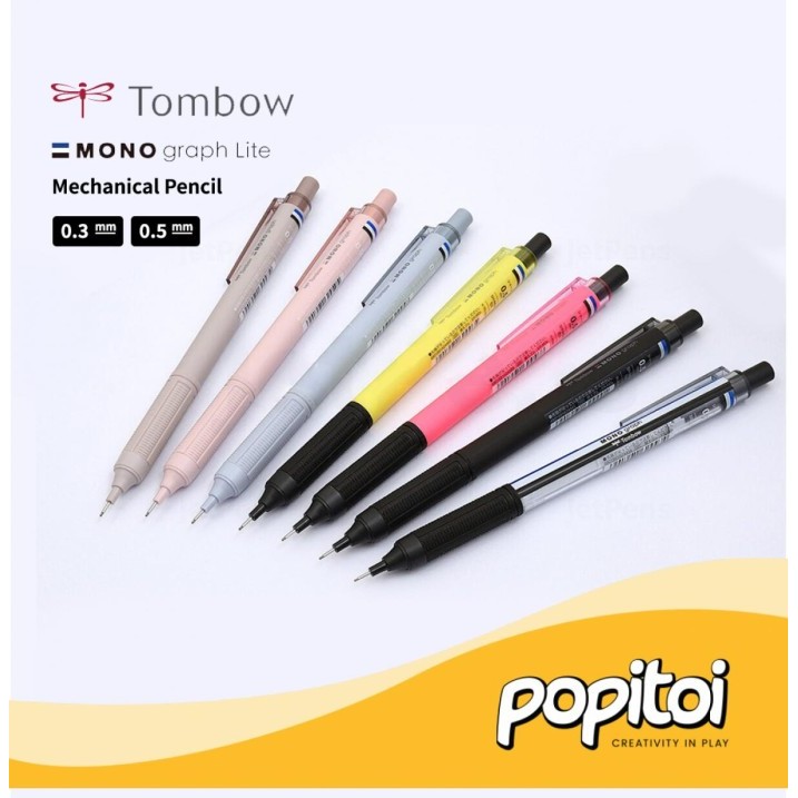 

Terlaris Tombow Mono Graph Lite Mechanical Pencil Pensil Mekanik 0.3 0.5 mm SALE