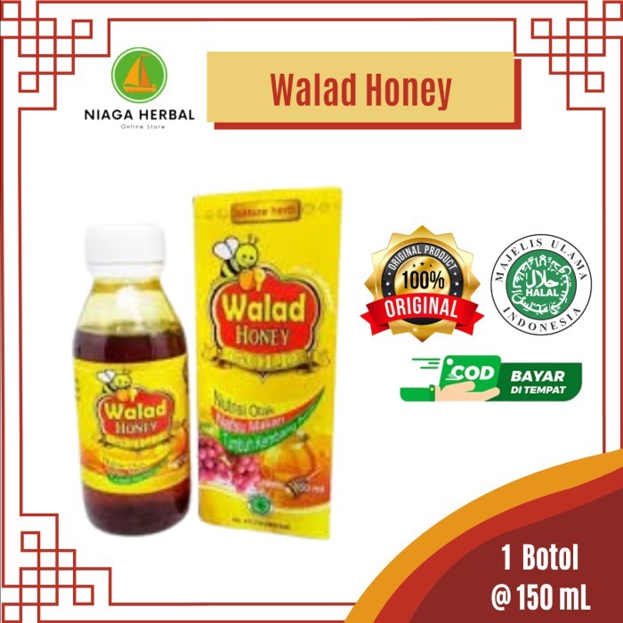 

WALAD HONEY Gold 150ml Madu Formulasi Khusus Anak