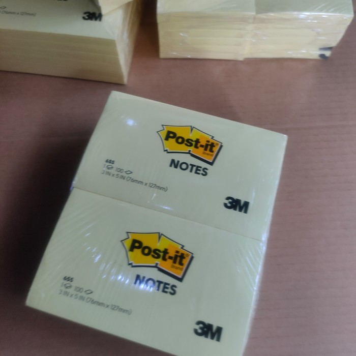 

Post-It 3M 655,1Pack Isi12 (3In5In/76Mm127Mm) Yellow, Sticky Notes Terbaik