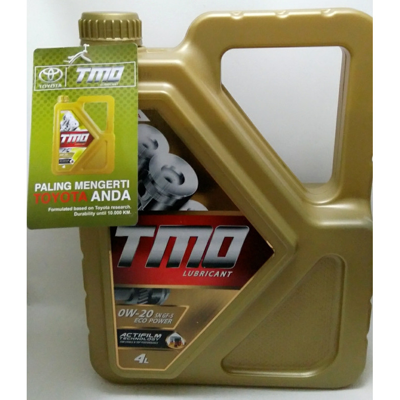 Oli Toyota Tmo 0W20 Sn Gf-5 Eco Power Full Synthetic 4 Liter Original Harga Spesial