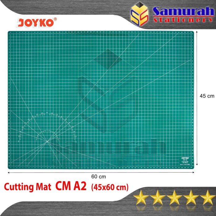 

Terlaris Cutting Mat Joyko Ukuran A2 / Alas Potong Kertas / Cutter Hijau CM-A2 SALE