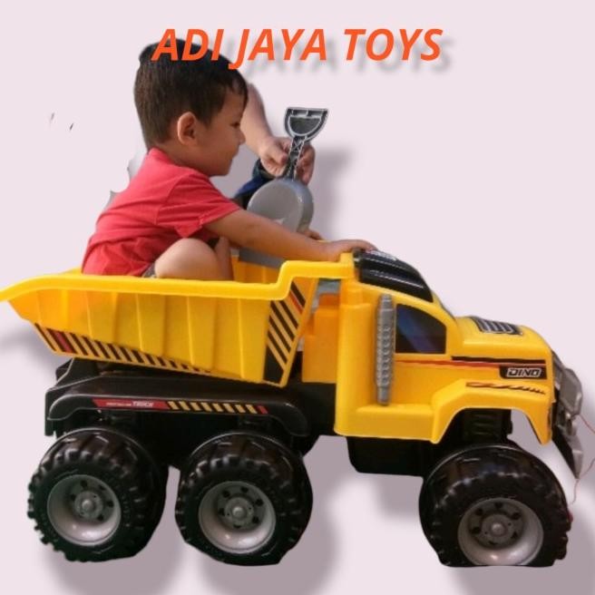 Shp Dino - Mainan Anak Tru Pasir - Mobil Dorong - Mobilan Duduk Anak