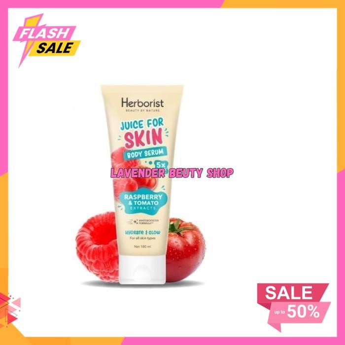 HERBORIST BODY SERUM 180ML - BODY SERUM HERBORIST 180ML TERMURAH