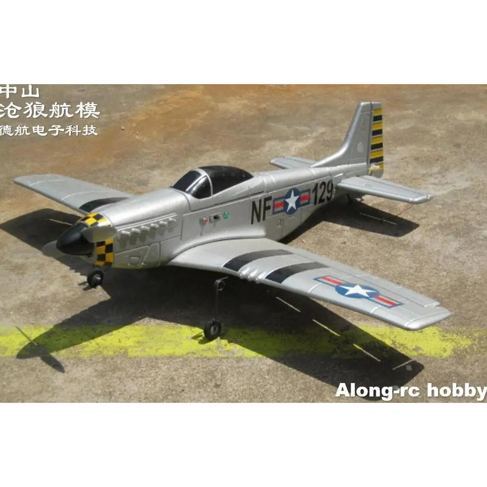 EPO RC PLANE WORLD WAR II AIRCRAFT RC MODEL HOBBY AIRPLANE-870MM WINGSPAN  P51 P-51 MUSTANG FIGHTER 