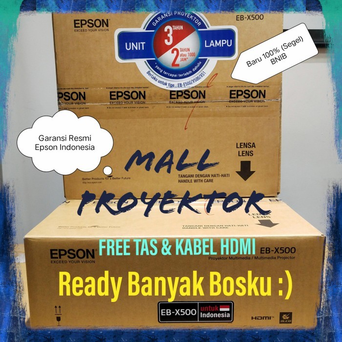 Promo!! Projektor Epson Eb - X500 ( Pengganti Eb - X400 )
