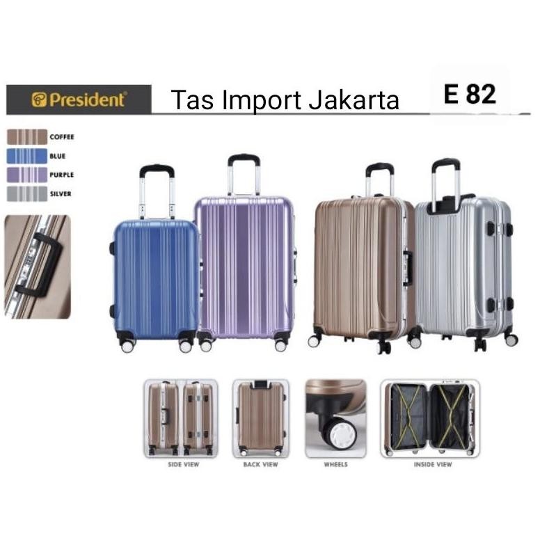 Selen Koper President Fiber E82 20 Inch Cabin - Anti Pecah/ Koper Travelling