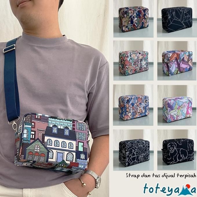 BEBAS ONGKIR - Toteyama - Boxy Pouch Toteyama