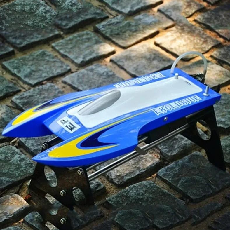 REMOTE CONTROL CAT BOAT FIBERGLASS HULL DIY RC BOAT MODEL TOY GIFT PAINT DECAL SHRIMP HULL SPEEDBOAT