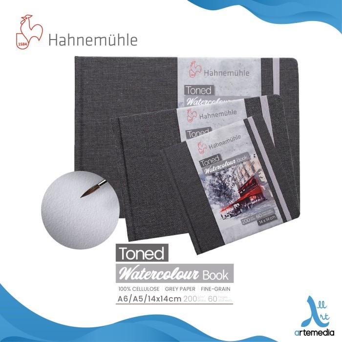 

Triyper Kertas Cat Air Hahnemuhle Grey Toned Watercolor Paper Sketchbook