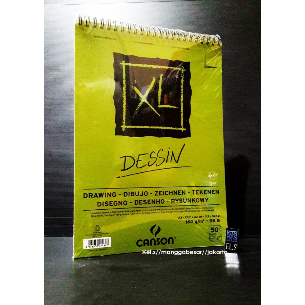 

Triyper Canson Xl Dessin A3 (Drawing Pad)