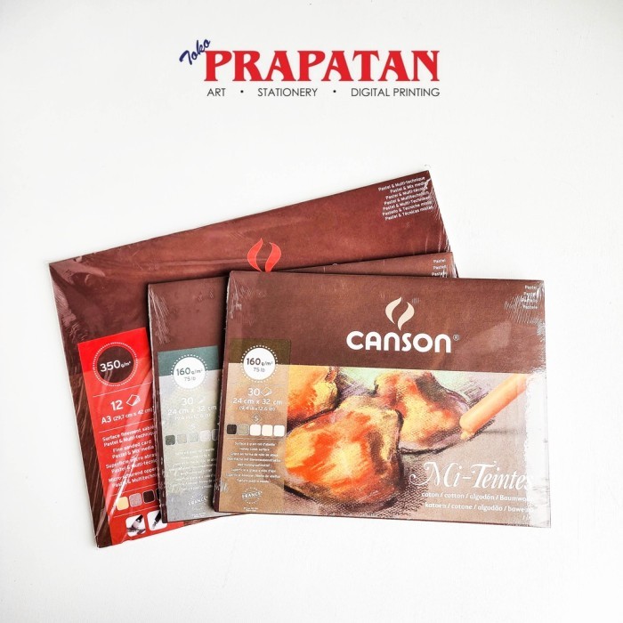 

Triyper Canson Mi Teintes Pastel Tones Pad Honey Comb Surface Buku Gambar