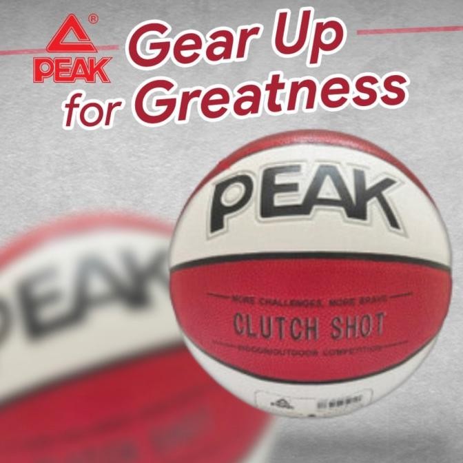 Bola Basket PEAK Original Red/White Q103080