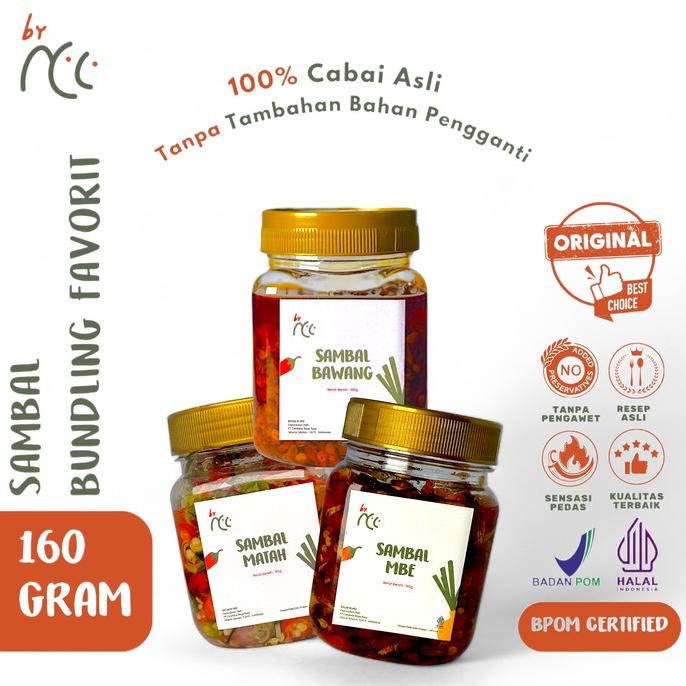 

By NCC Bundling Sambal Mbe & Sambal Matah Free Sambal Bawang 160gr