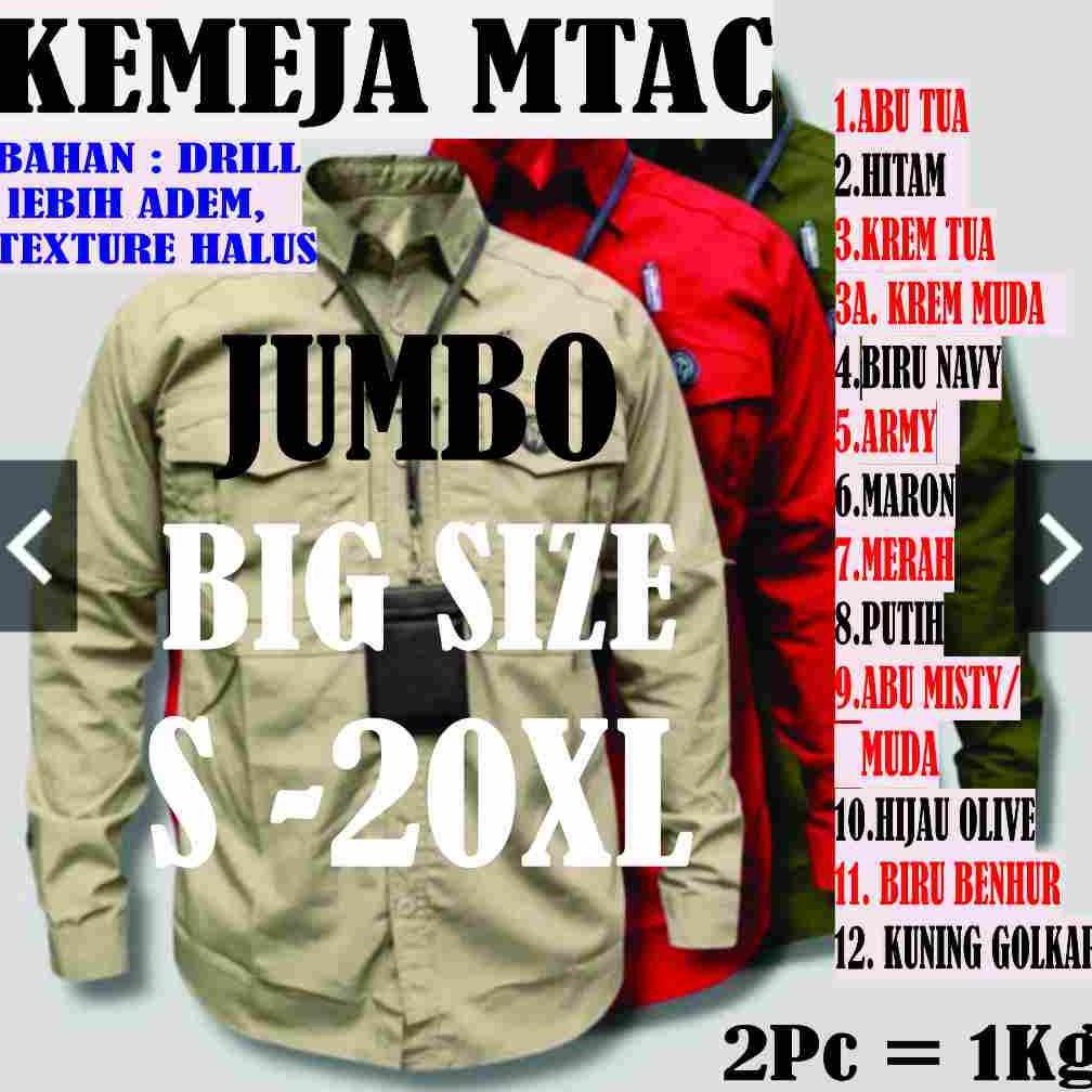 Tinos Kemeja Baju Tactical Taktikal Mtac M-Tac M Tac Tangan Lengan Panjang Pdl Pdh Pns Reskrim Lapan