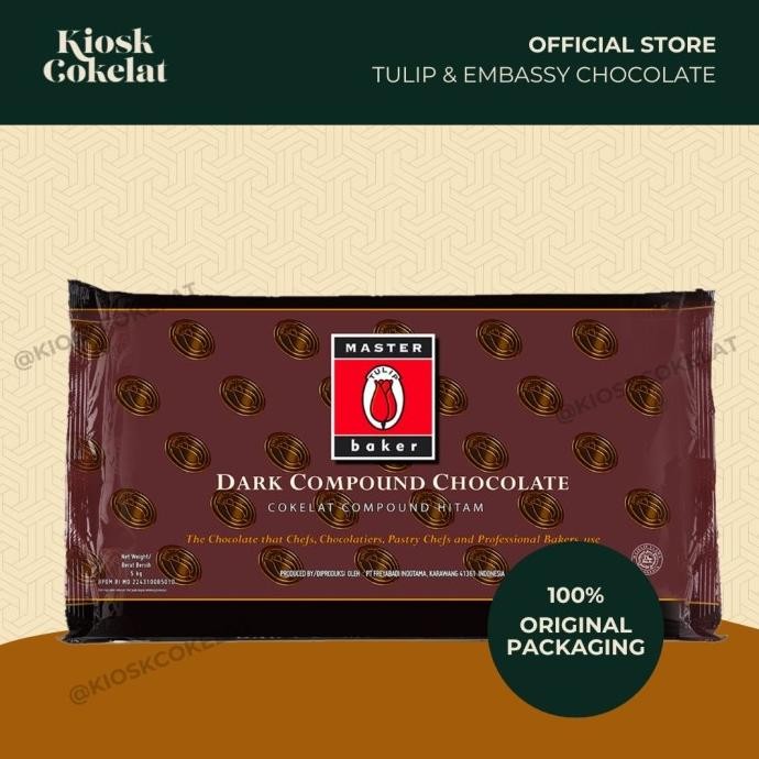 

Tulip Masterbaker Dark Compound Chocolate 5Kg