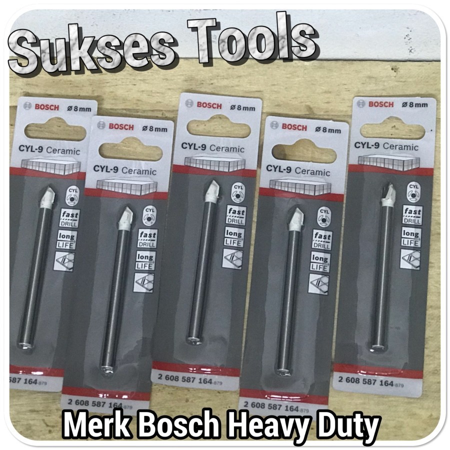 Mata Bor Tombak Bosch uk. 8 mm ( Mata Bor Kaca, Keramik, Granit )