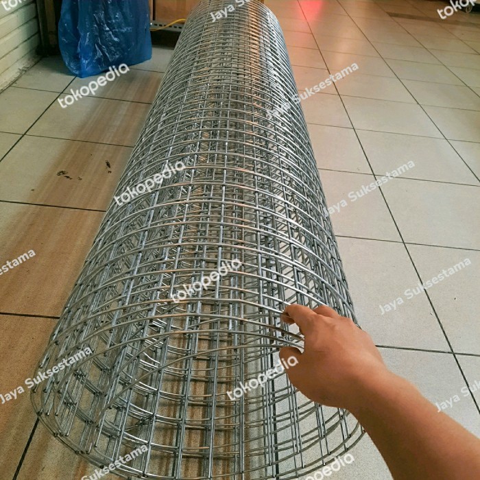 Wiremesh Galvanis 5cm x 5cm - Kawat Loket - Kawat Ayam Meteran dia.4mm