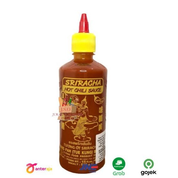 

Sriracha hot chili sauce nang fah brand 450ml/ saus sambal thailand