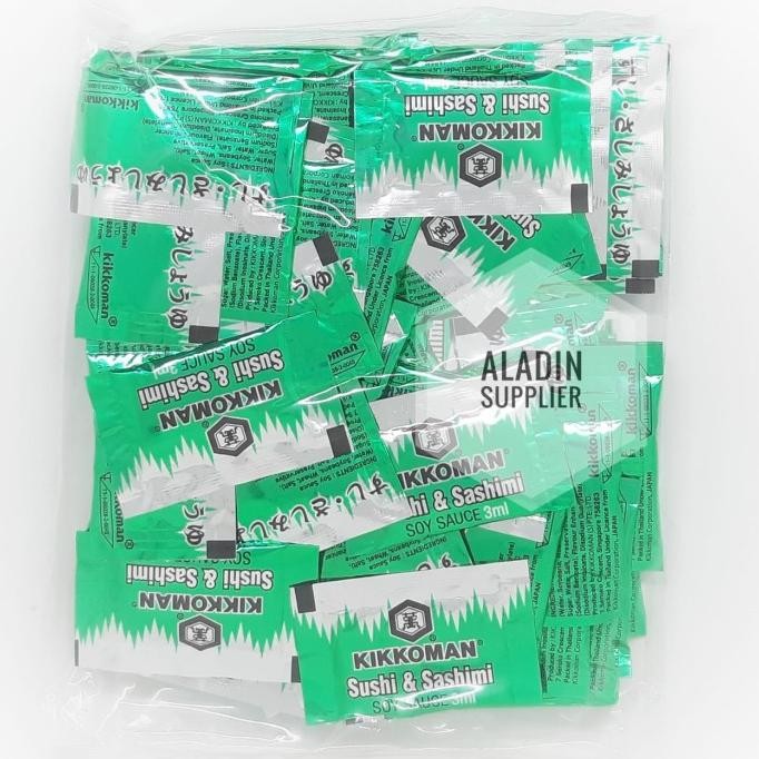 

Kikkoman Soy Sauce Shoyu Sushi Sashimi- Kecap Jepang Sachet 100pc