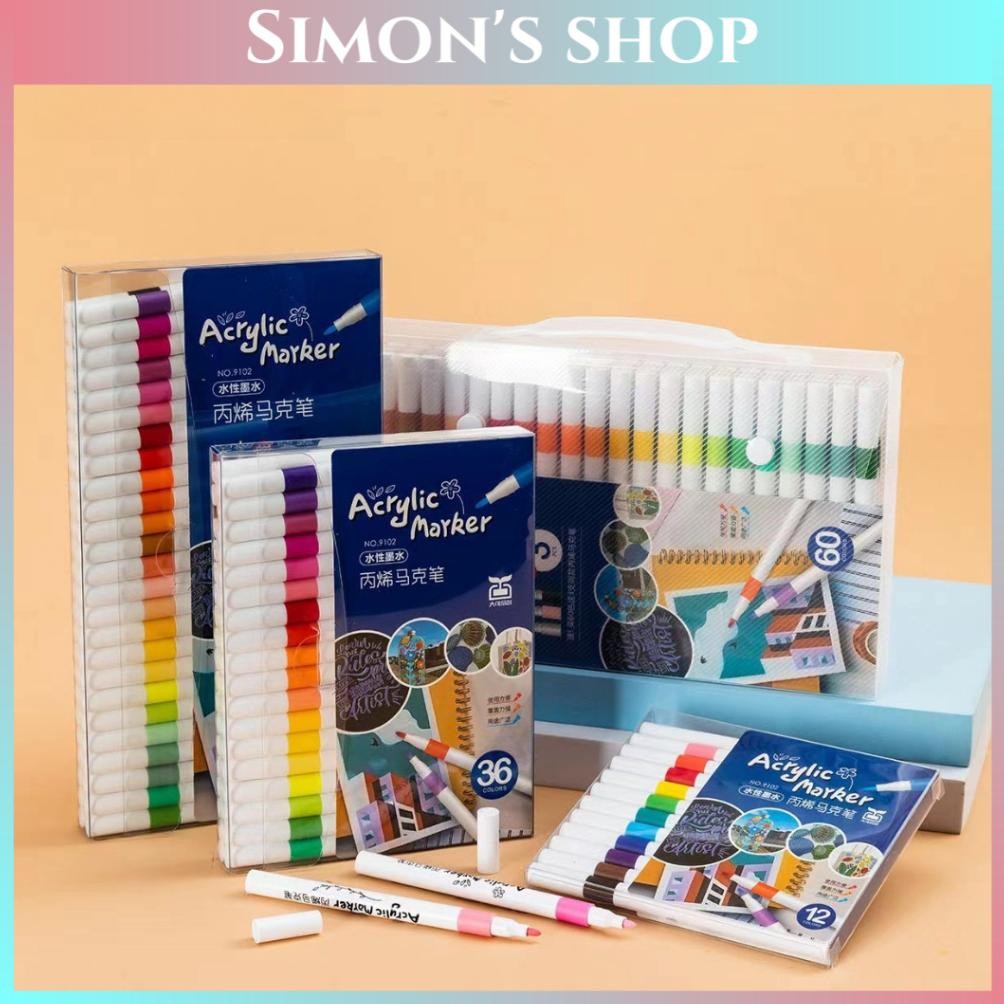 

Sp - Pen Akrilik Marker Warna Cepat Kering Tahan Air / Spidol Acrylic Painter / Menggambar Kreativitas Seni Kasi Anak