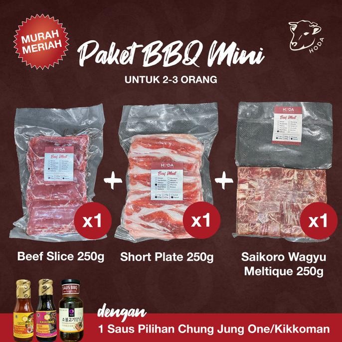 

Paket Lengkap Mix Daging Korean BBQ Set + Saos BBQ Chung Jung One