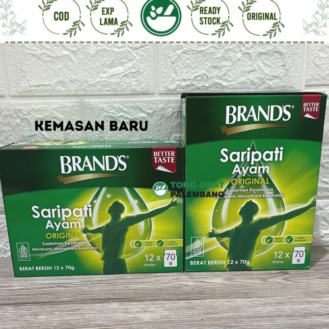 

12BOTOL BRAND SARI PATI AYAM 70GR ORIGINAL ESSENCE OF CHICKEN BRAND'S