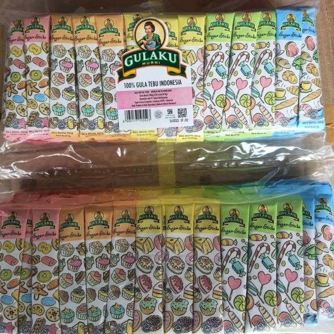 

GULAKU STICK 125 PCS X 8 GR / GULA SACHET / GULAKU STICK