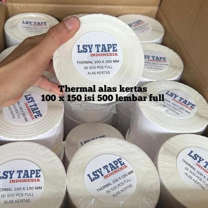 

BEBAS ONGKIR - kertas thermal 100 x 150 mm A6 isi 500 lembar ( 1 dus isi 24 roll )