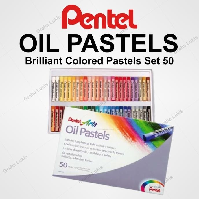 

Crayon Pentel Oil Pastels 50 warna