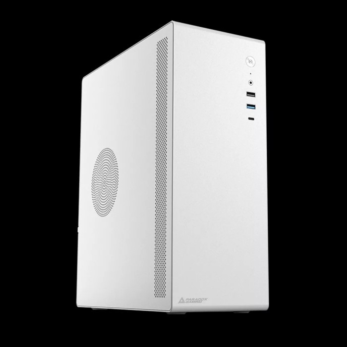 Berkualitas Paradox Luxy Casing Komputer M Atx Psu 400W - Pc Case Mini Atx White