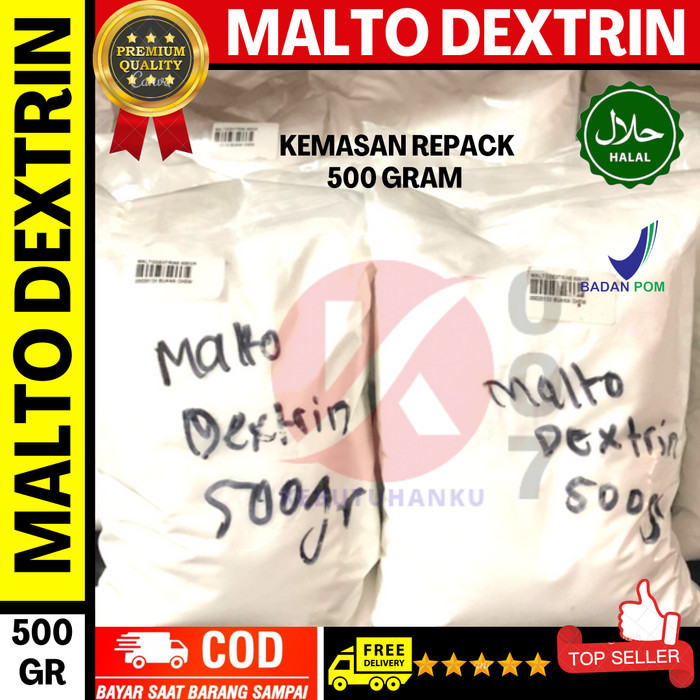 

Maltodextrin 500 gr / Dextrin / Filler produk netral