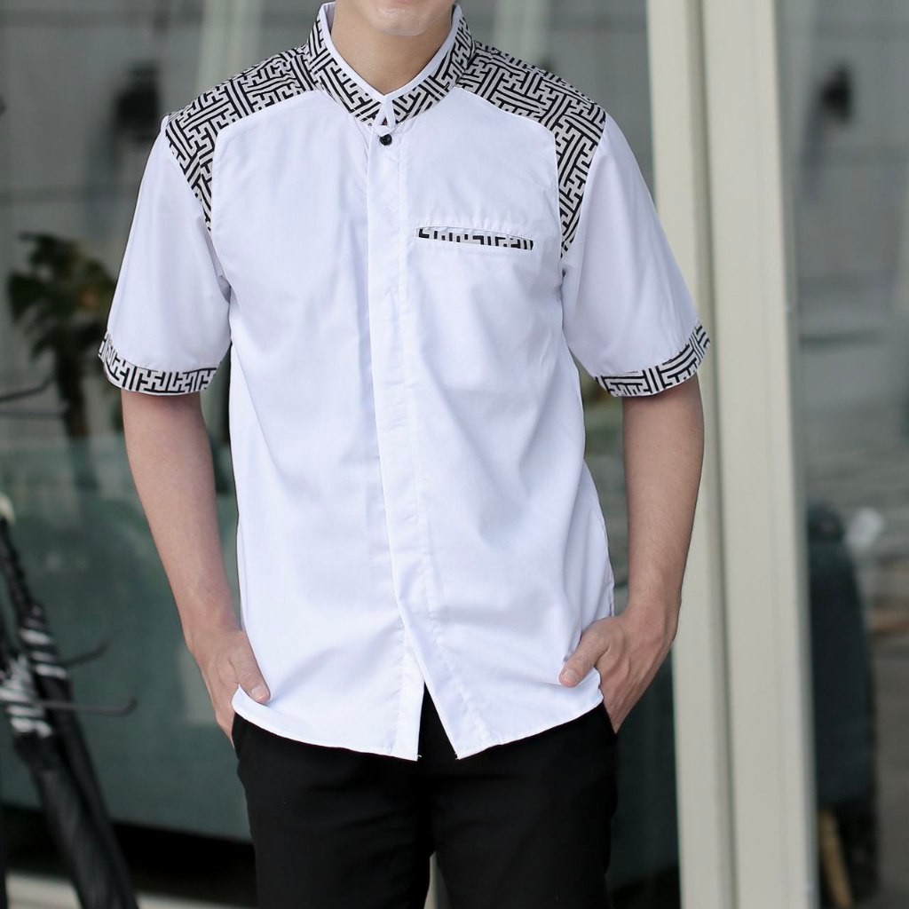 Pekan Muslim Busana Muslim Pendek Kko Pria Terbaru 2025 Cowo Laki Laki Bsju Koko Kurta Dewasa Coco I