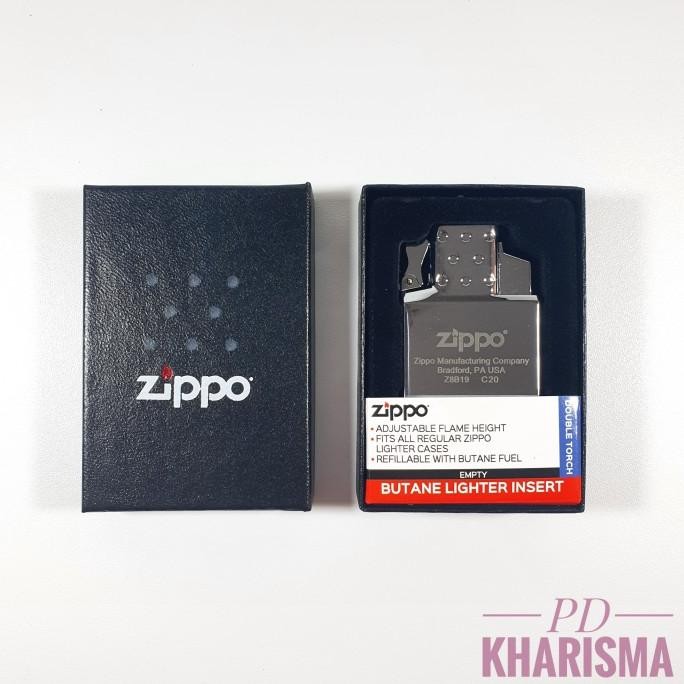 KOREK ZIPPO BUTANE LIGHTER INSERT 65827 DOUBLE BLUE TORCH