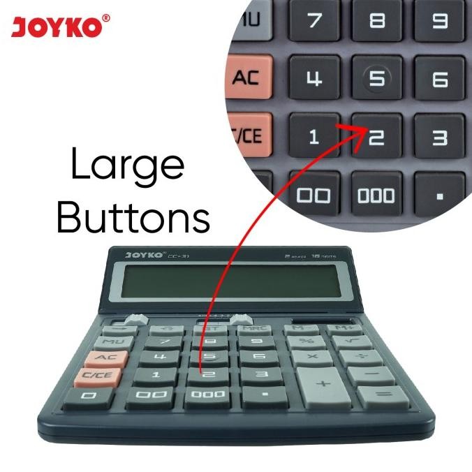 

Calculator / Kalkulator Joyko Cc-31 / 16 Digits