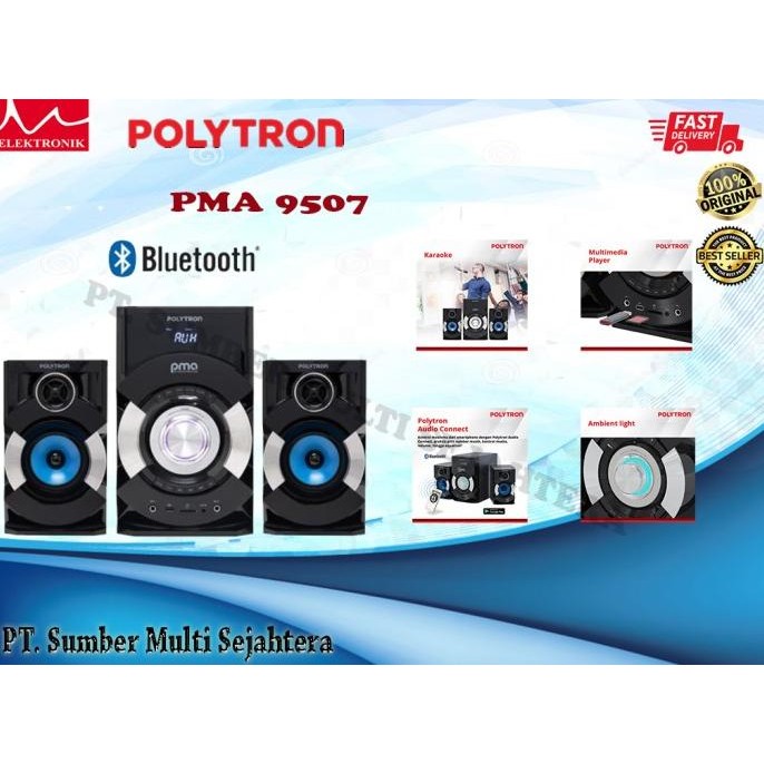 Polytron Active Speaker Bluetooth Pma 9507 / Pma9507