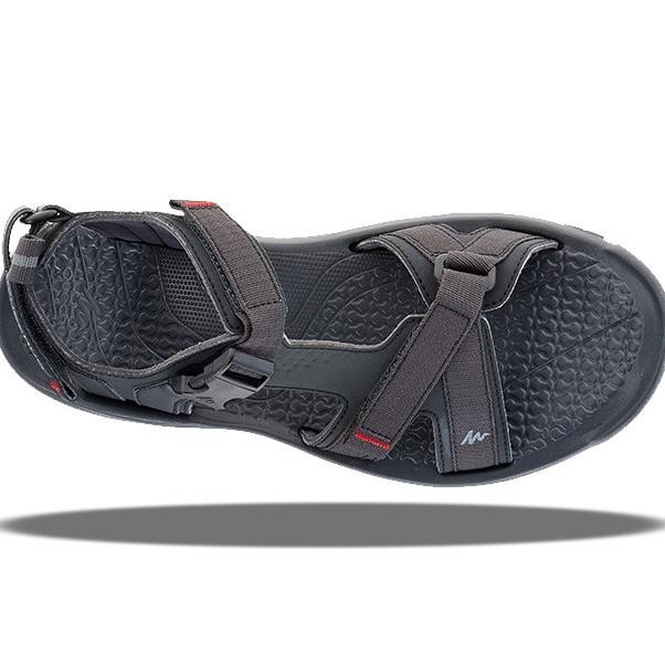 Decathlon Quechua Sandal Gunung Pria Hitam