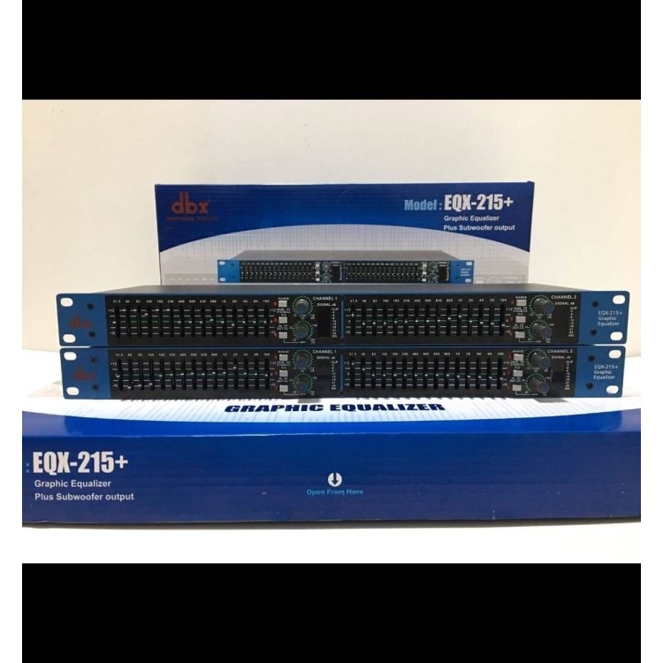 Termurah Equalizer Dbx Eqx215+ Eqx 215+ Plus Subwoofer