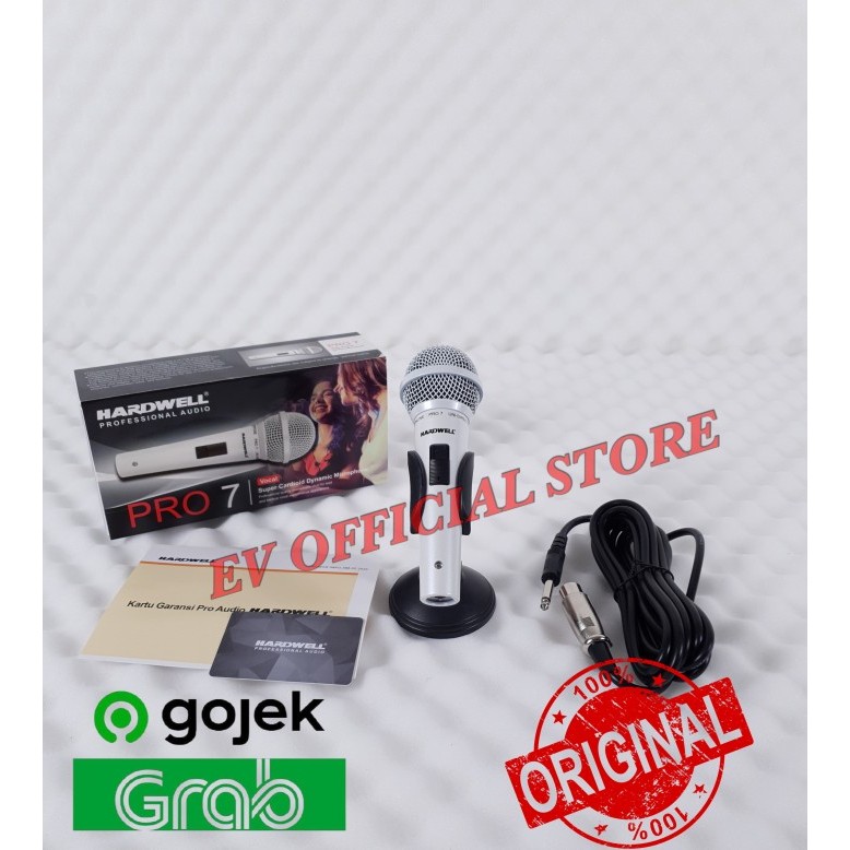 Termurah Mic Kabel Hardwell Pro 7 Microphone Kabel Kualitas Terbaik