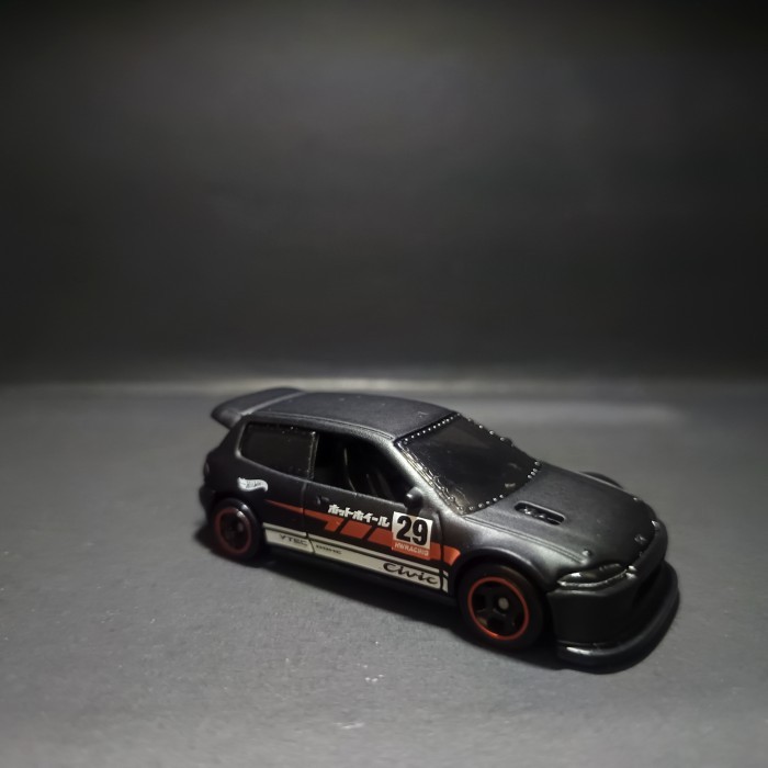 hot wheels honda civic custom hitam exclusive gp3